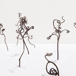 Vedille 2, vrilles de vignes 2015 digigraphie 55X101cm